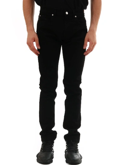Shop Versace Black Denim Jeans