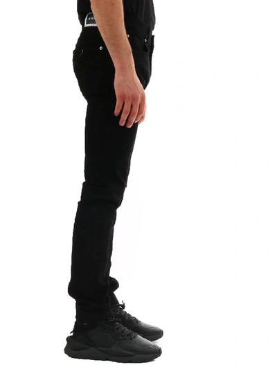 Shop Versace Black Denim Jeans