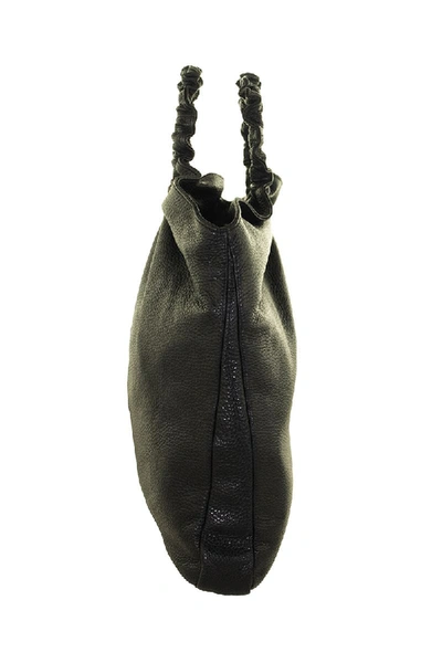 Shop Fabiana Filippi Black Leather Bag
