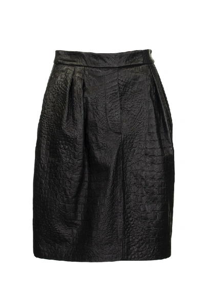 Shop Max Mara Maxmara Black Skirt