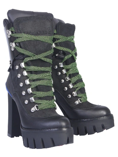 Shop Dsquared2 Boot With Heel In Black