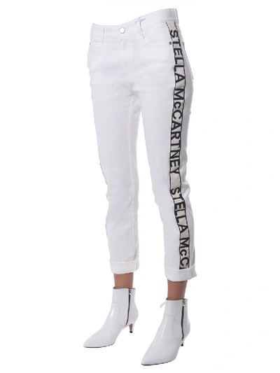 Shop Stella Mccartney Boyfriend Jeans In White