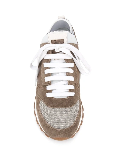 Shop Brunello Cucinelli Sneakers Light Grey