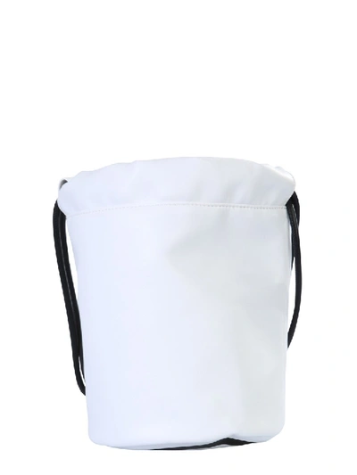 Shop Mm6 Maison Margiela Bucket Bag In White