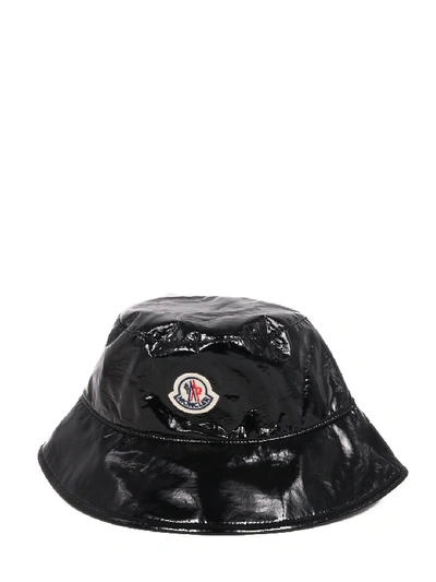 Shop Moncler Bucket Hat In Black