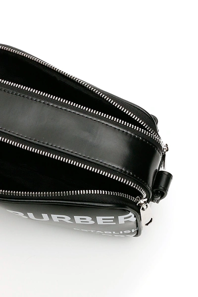 Shop Burberry Camera Mini Horseferry Mini Bag In Black