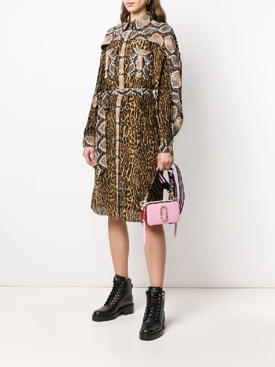 Shop Burberry Dresses In Marrone