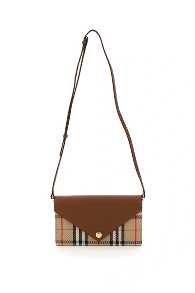 Shop Burberry Hannah Minibag In Tan