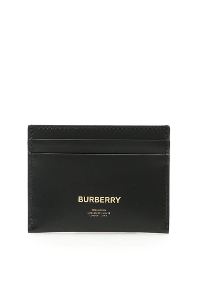 Shop Burberry Sandon Cardholder In Black