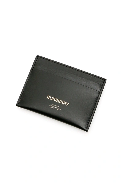 Shop Burberry Sandon Cardholder In Black