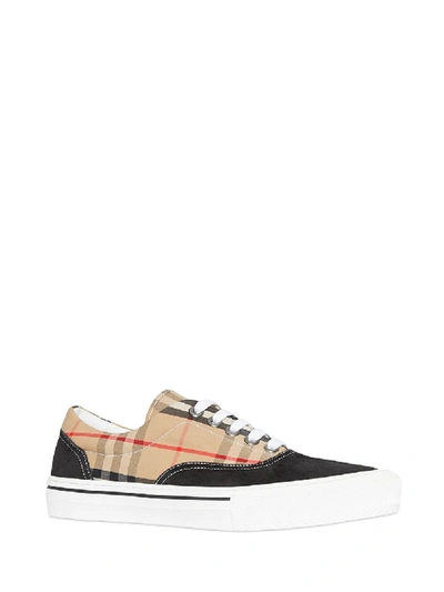 Shop Burberry Sneakers In Beige