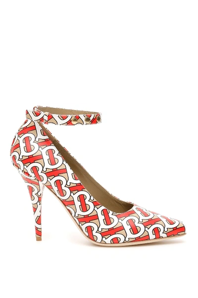 Shop Burberry Wiltkin Pumps In Tawny