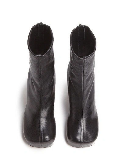 Shop Bottega Veneta Bv Bold Ankle Boots In Black