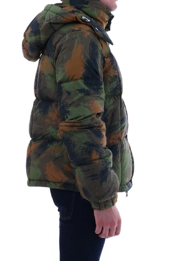 Shop Off-white Camouflage Jacket In Green