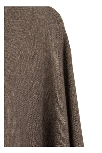 Shop Agnona Cape Cashmere In Brown