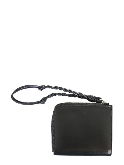 Shop Jil Sander Card Holder With Logo In Black