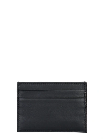 Shop Versace Card Holder With Virtus Logo In Black