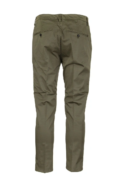 Shop Dondup Casual Trousers Alfredo Military Green