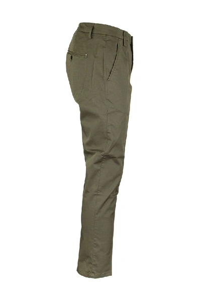 Shop Dondup Casual Trousers Alfredo Military Green