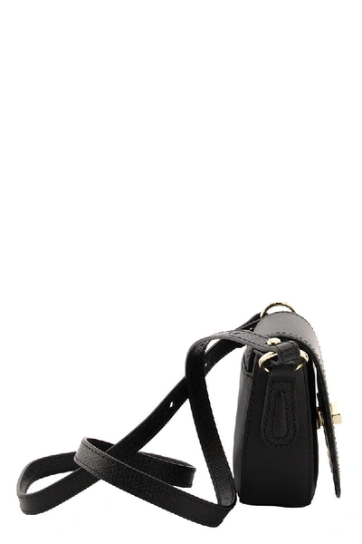 Shop Longchamp Cavalcade Crossbody Bag Xs In Black