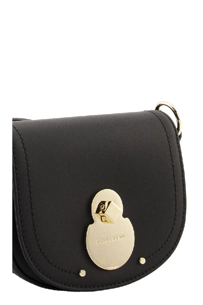 Shop Longchamp Cavalcade Crossbody Bag Xs In Black