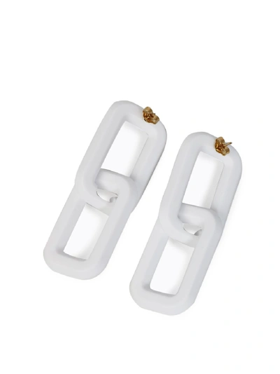 Shop Off-white Chain Earrings White