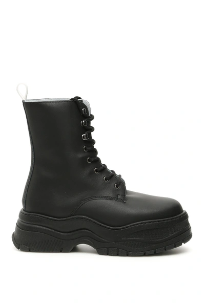 Shop Chiara Ferragni Army Boots In Black