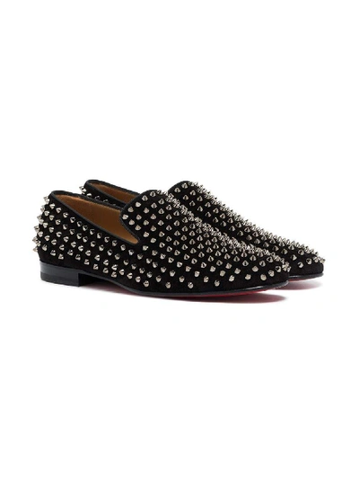 Shop Christian Louboutin Flat Shoes In Nero