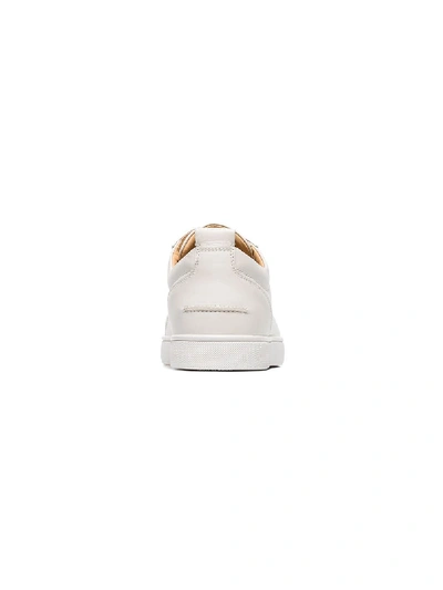 Shop Christian Louboutin Sneakers In Bianco