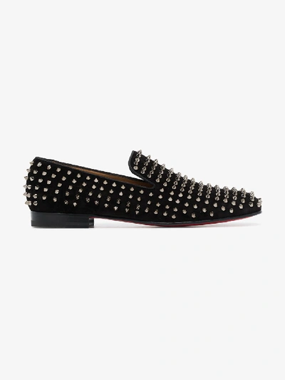 Shop Christian Louboutin Flat Shoes In Nero