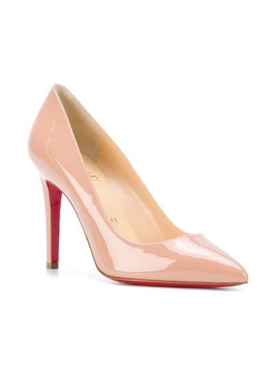 Shop Christian Louboutin With Heel In Beige