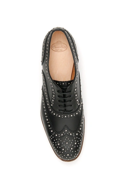 Shop Church's Burwood 7 Met Brogue Shoes In Black