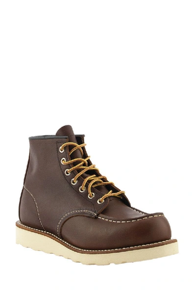Shop Red Wing Shoes Red Wing Classic Boot Brown Moc Briar Oil