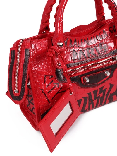 Shop Balenciaga Classic City Bag Mini In Red