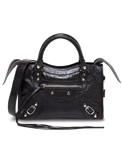 Shop Balenciaga Classic City Mini Handbag In Black