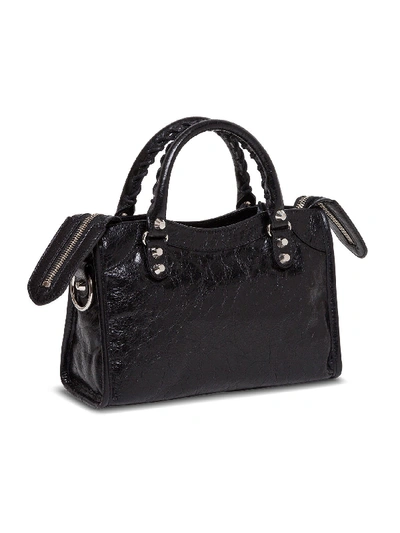 Shop Balenciaga Classic City Mini Handbag In Black