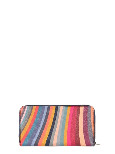 Shop Paul Smith Classic Zip Wallet In Multicolour