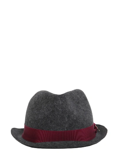 Shop Dsquared2 Clement Felt Hat In Grey