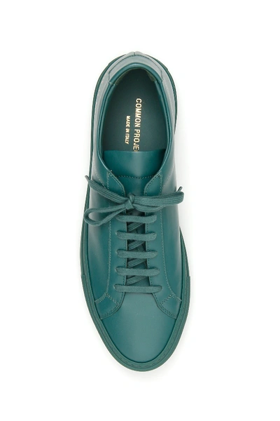 Shop Common Projects Original Achilles Low Sneakers In Green