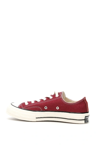 Shop Converse Chuck 70 Sneakers In Dark Burgundy Black Egret