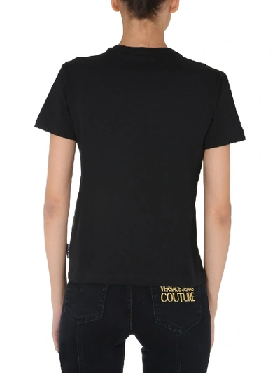 Shop Versace Jeans Couture Crew Neck T-shirt In Black