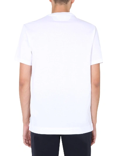 Shop Z Zegna Crew Neck T-shirt In White