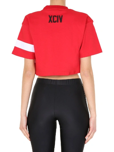 Shop Gcds Cropped T-shirt In Red
