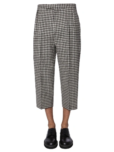 Shop Vivienne Westwood Cropped Trousers In Black