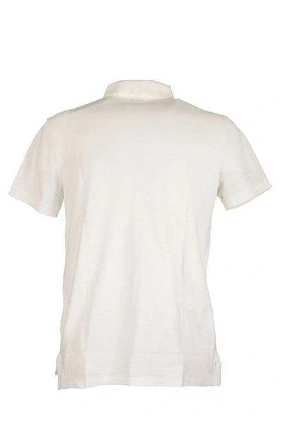 Shop Ralph Lauren Custom Slim Fit Bear Mesh Polo In Deckwash White