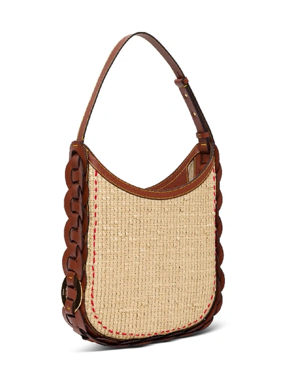Shop Chloé Darryl Shoulder Bag In Brown
