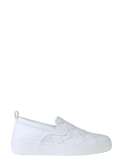 Shop Bottega Veneta Dodger Sneakers In White