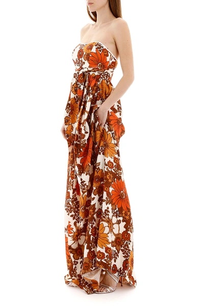 Shop Dodo Bar Or Zaza Long Dress In Orange Brown