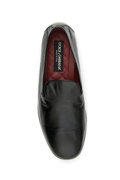 Shop Dolce & Gabbana Erice Loafers In Nero