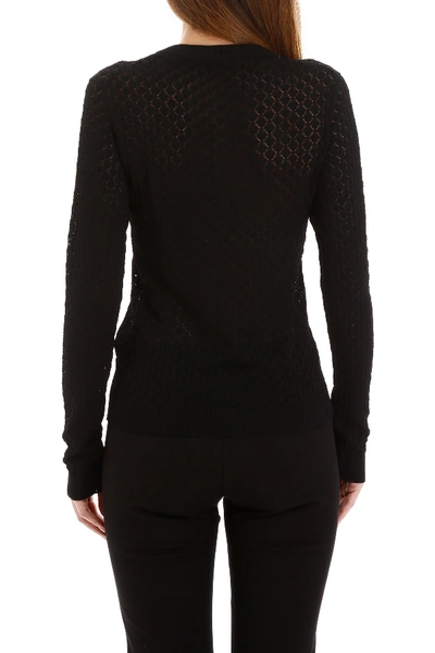 Shop Dolce & Gabbana Knit Cardigan In Nero